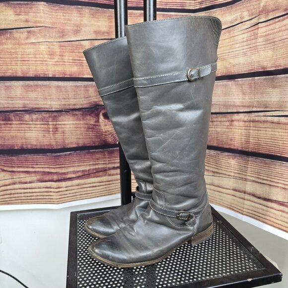 FRYE knee-high soft boots, very worn. (W's size 9) - Picture 1 of 12